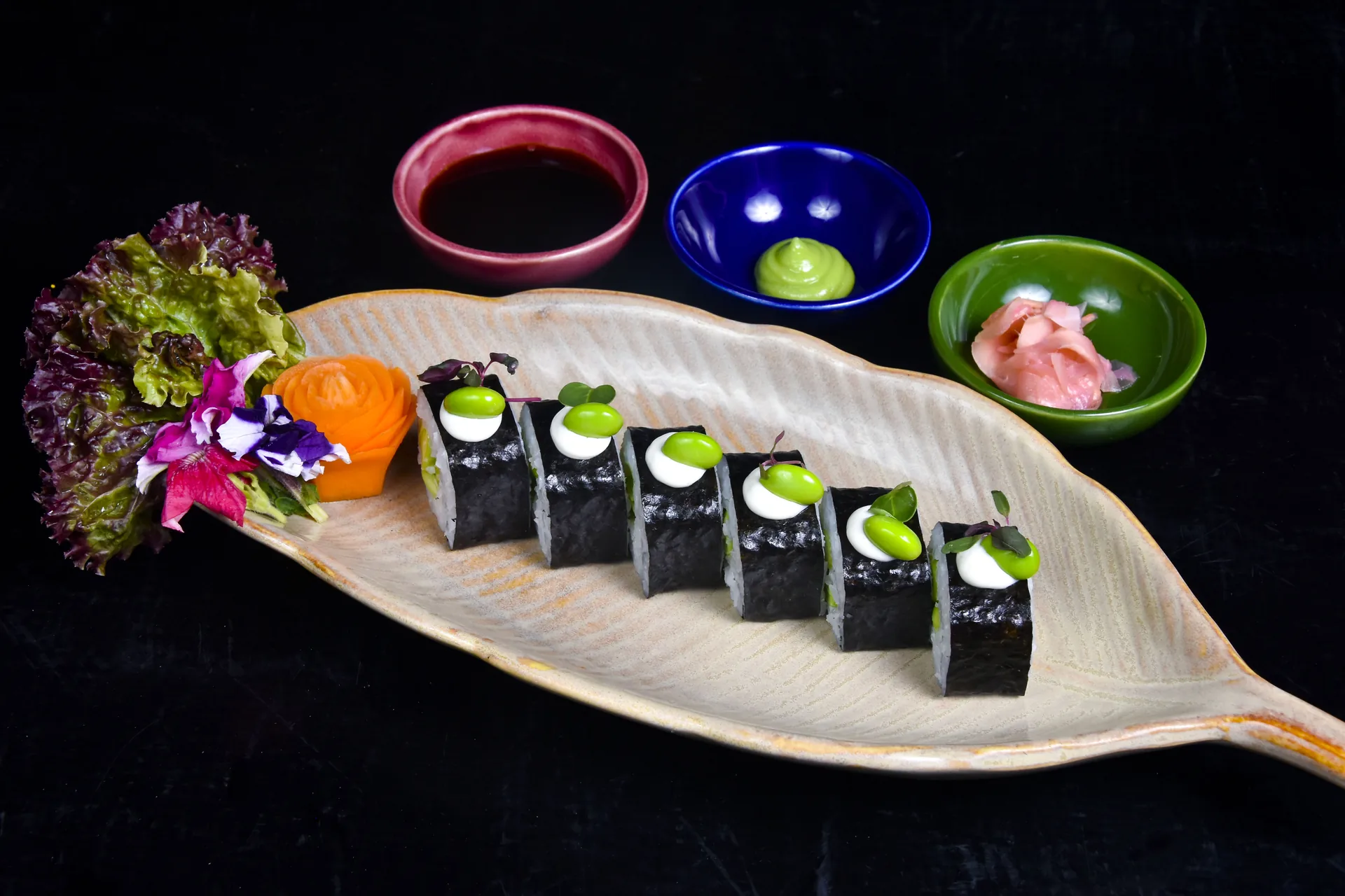 Classic Edamame Maki Roll